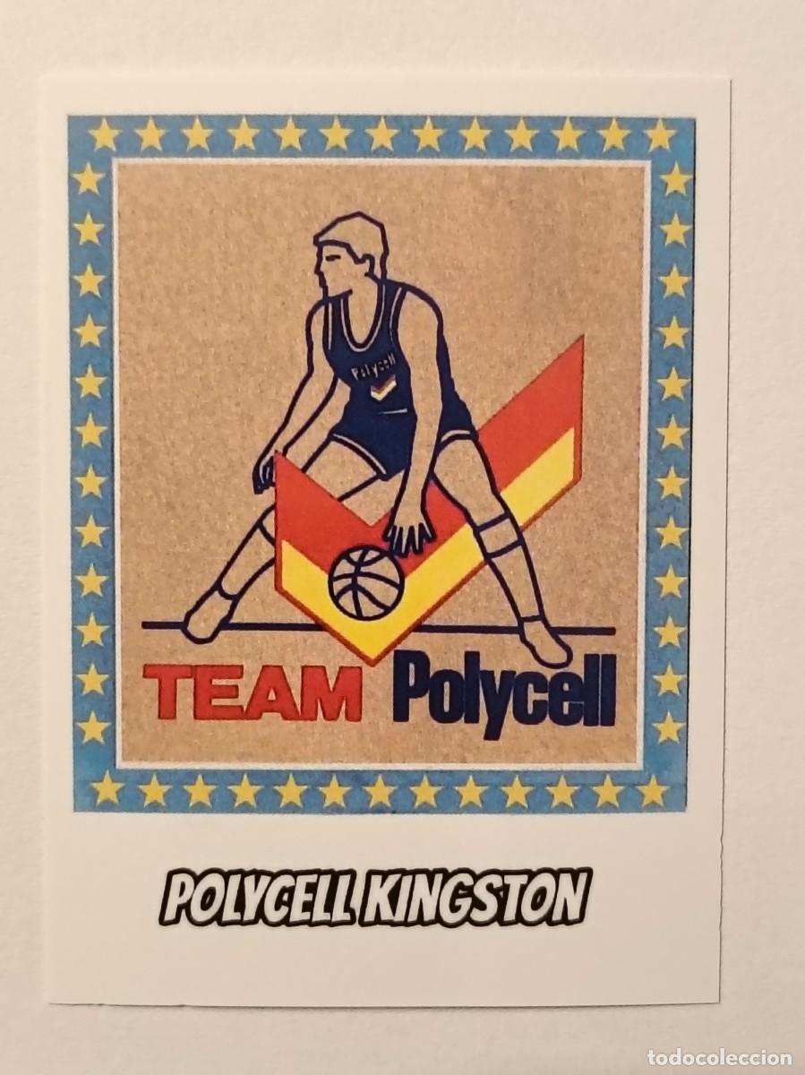 Coleccionismo deportivo: ESCUDO (POLYCELL KINGSTON) RECOPA DE EUROPA 87/88 BALONCESTO