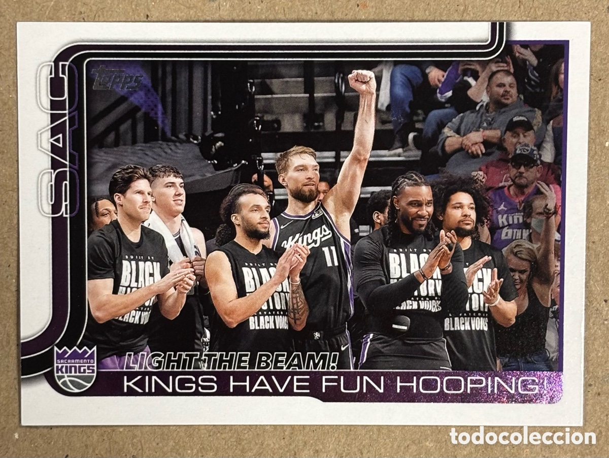 Coleccionismo deportivo: SACRAMENTO KINGS. CARTA KINGS HAVE FUN HOPPING! TOPPS NBA BASKETBALL 2025/26. #295.