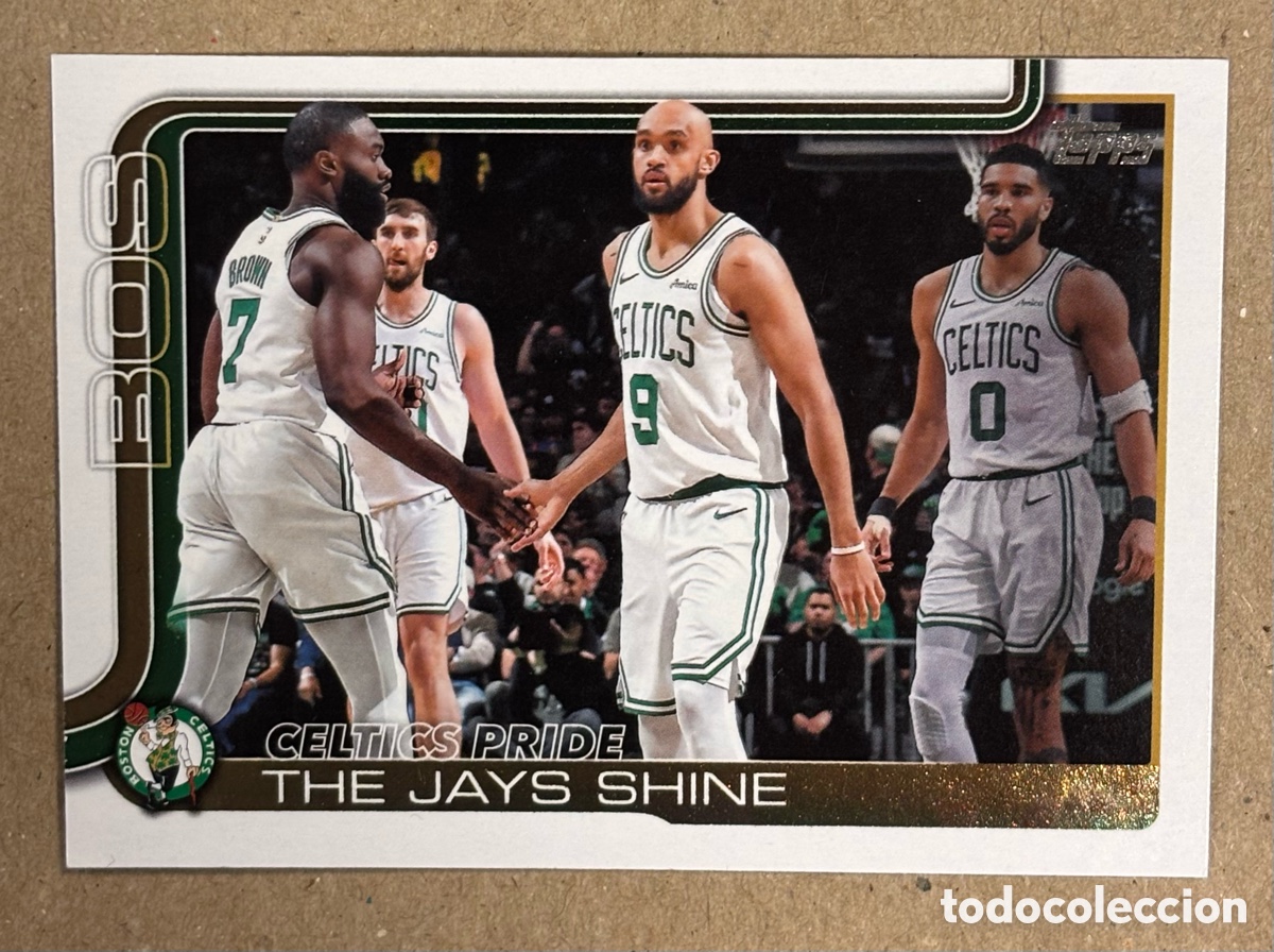 Coleccionismo deportivo: BOSTON CELTICS. CARTA THE JAYS SHINE TOPPS NBA BASKETBALL 2025/26. #272.