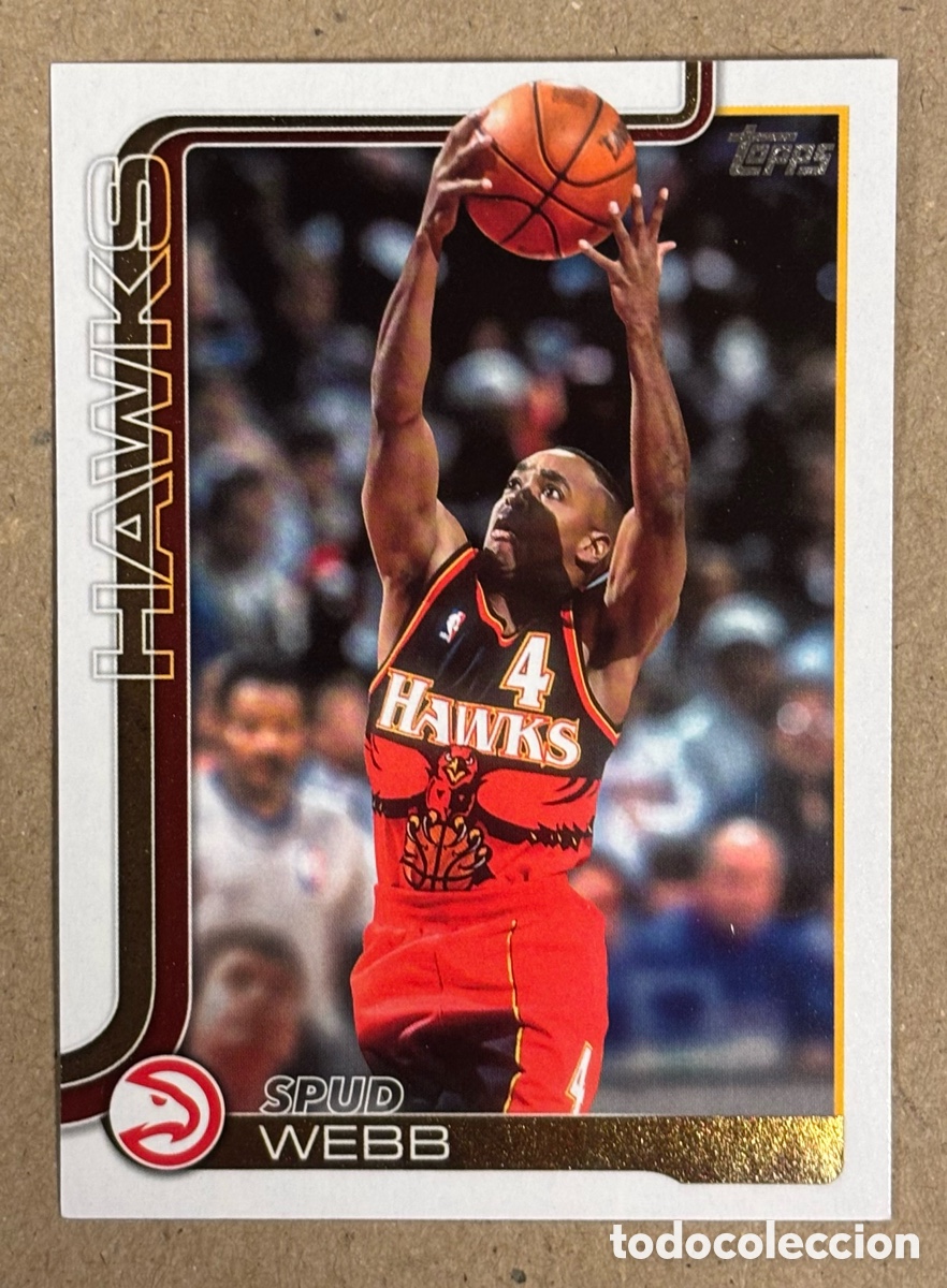 Coleccionismo deportivo: SPUD WEBB (ATLANTA HAWKS). CARTA TOPPS NBA BASKETBALL 2025/26. #266.