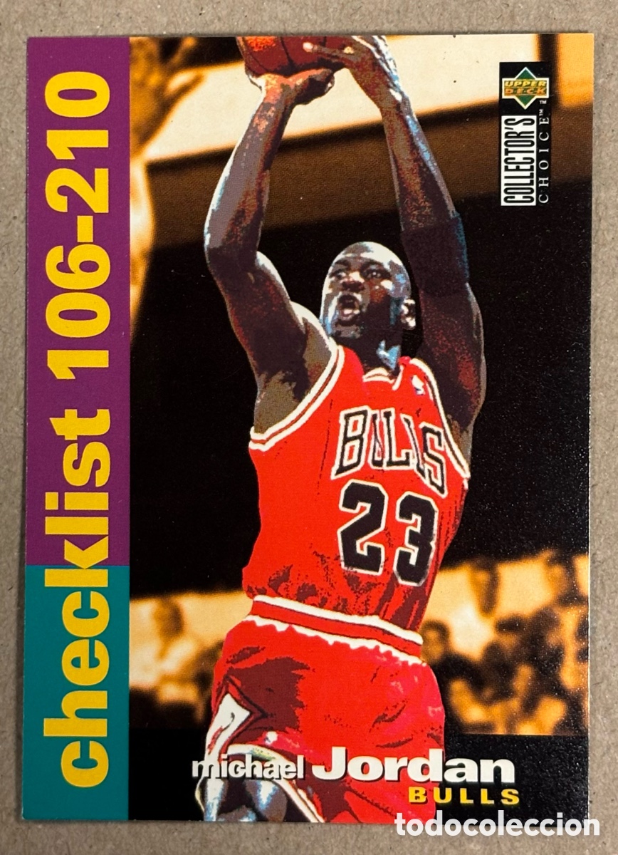 Coleccionismo deportivo: MICHAELJORDAN (CHICAGO BULLS). CARTA UPPER DECK COLLECTORS 1995-96. #210.