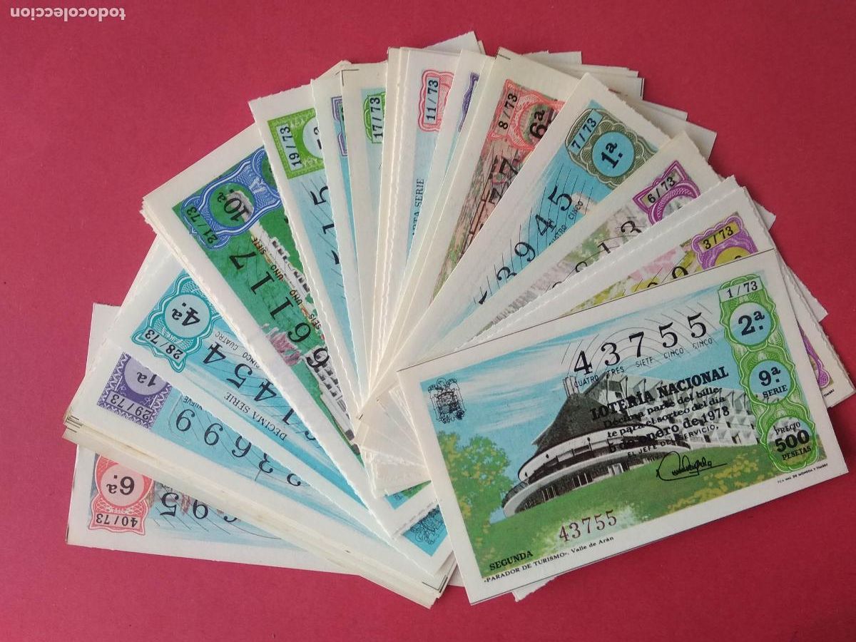 Coleccionismo deportivo: LOTERIA NACIONAL A&Ntilde;O 1973 COMPLETO