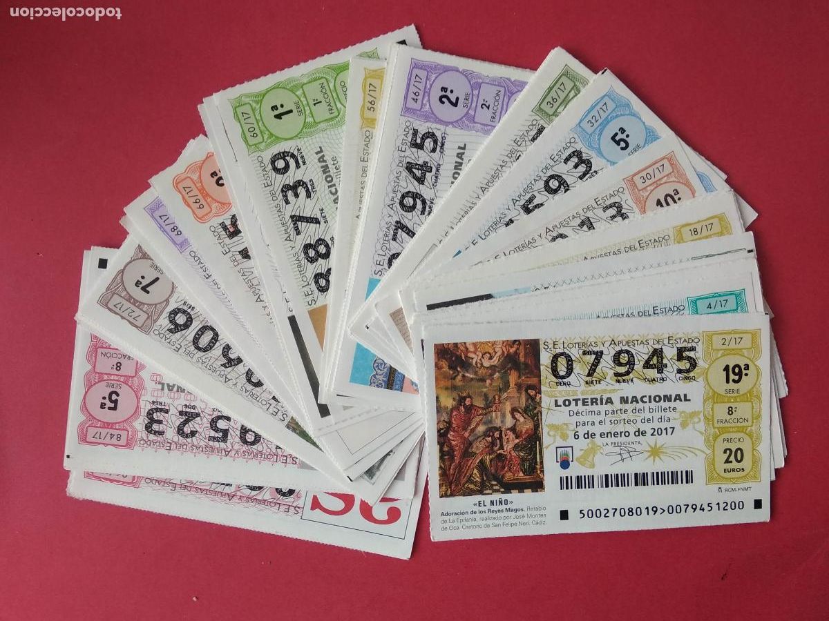 Coleccionismo deportivo: LOTERIA NACIONAL DE LOS SABADOS A&Ntilde;O 2017 COMPLETO