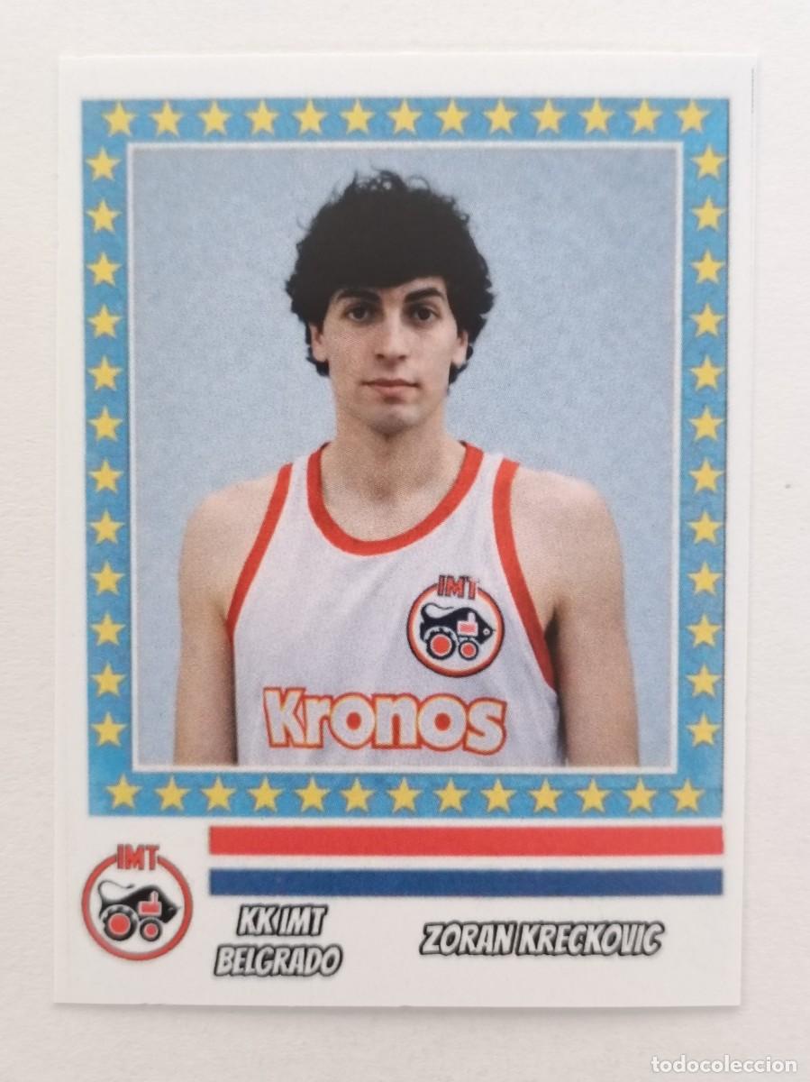 Coleccionismo deportivo: ZORAN KRECKOVIC (K.K. IMT BELGRADO) RECOPA DE EUROPA 87/88 BALONCESTO