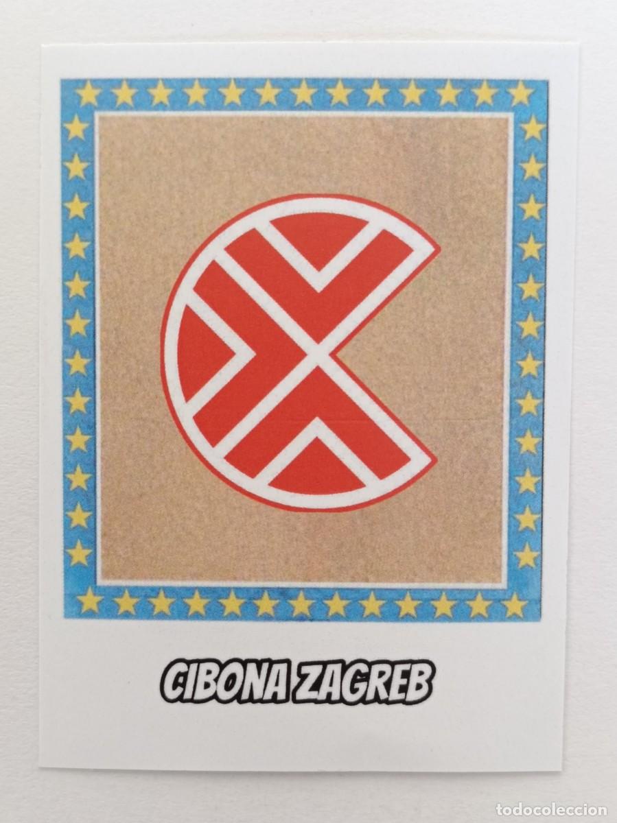 Coleccionismo deportivo: ESCUDO (CIBONA ZAGREB) COPA KORAC 87/88 BALONCESTO