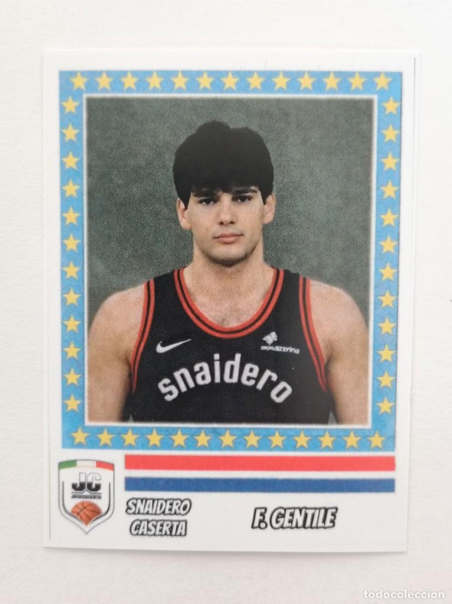 Coleccionismo deportivo: F. GENTILE (SNAIDERO CASERTA) COPA KORAC 87/88 BALONCESTO