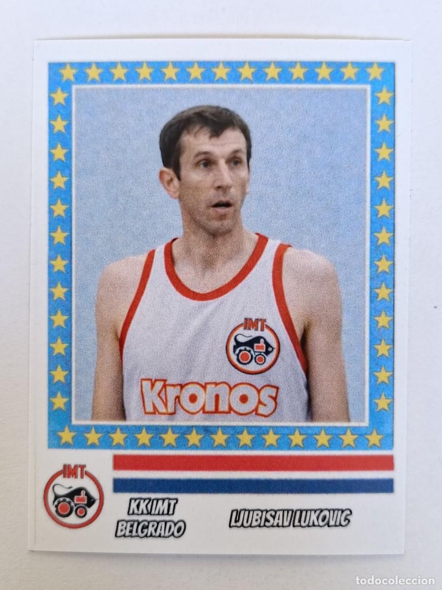 Coleccionismo deportivo: LJUBISAV LUKOVIC (K.K. IMT BELGRADO) RECOPA DE EUROPA 87/88 BALONCESTO