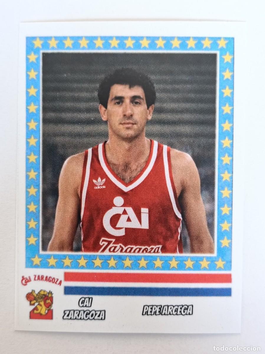 Coleccionismo deportivo: PEPE ARCEGA (CAI ZARAGOZA) COPA KORAC 87/88 BALONCESTO