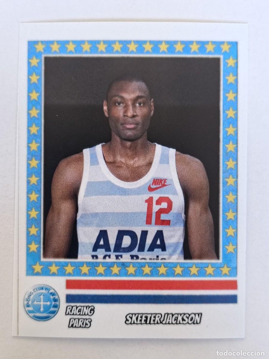 Collectionnisme sportif: SKEETER JACKSON (RACING PARIS) COPA KORAC 87/88 BALONCESTO