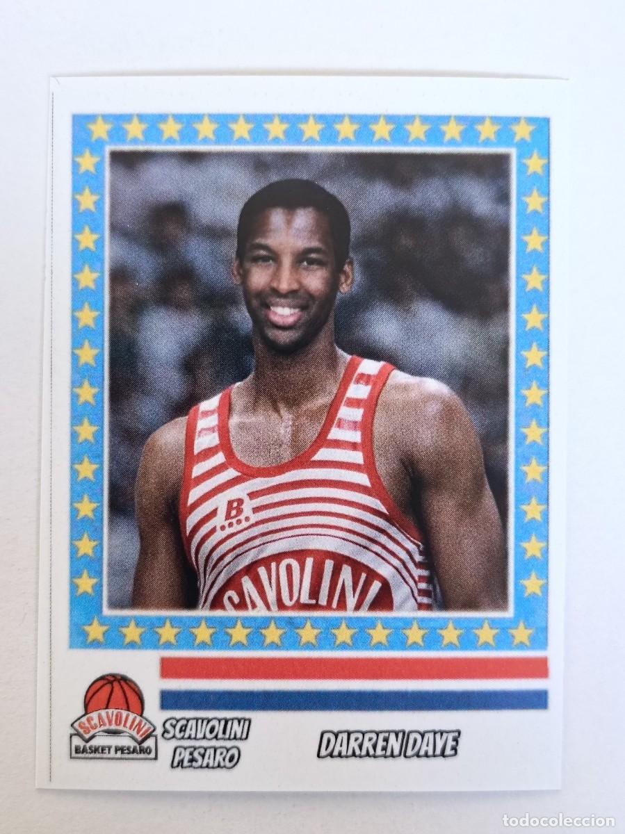 Coleccionismo deportivo: DARREN DAYE (SCAVOLINI PESARO) RECOPA DE EUROPA 87/88 BALONCESTO