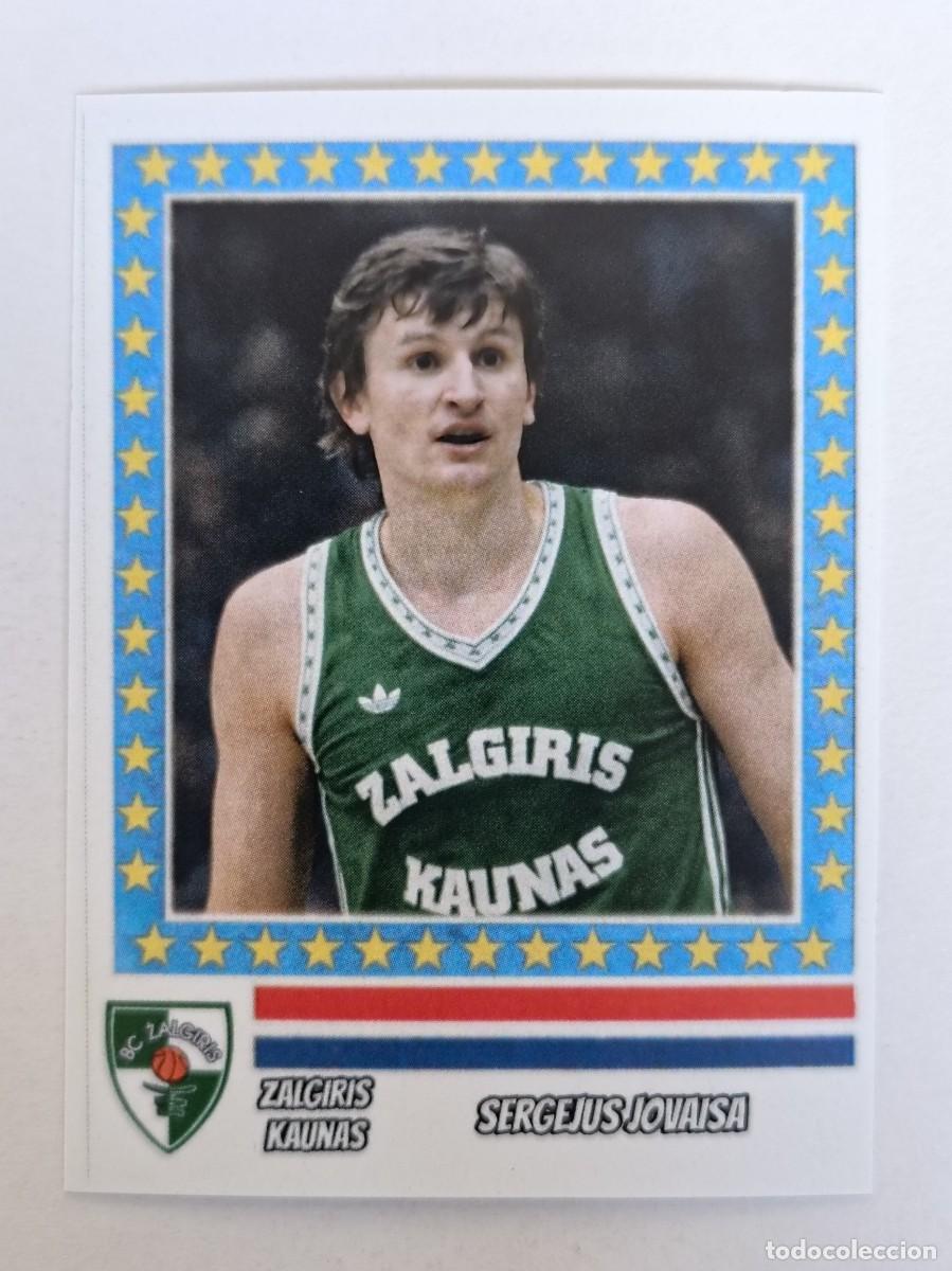 Coleccionismo deportivo: SERGEJUS JOVAISA (ZALGIRIS KAUNAS) COPA KORAC 87/88 BALONCESTO