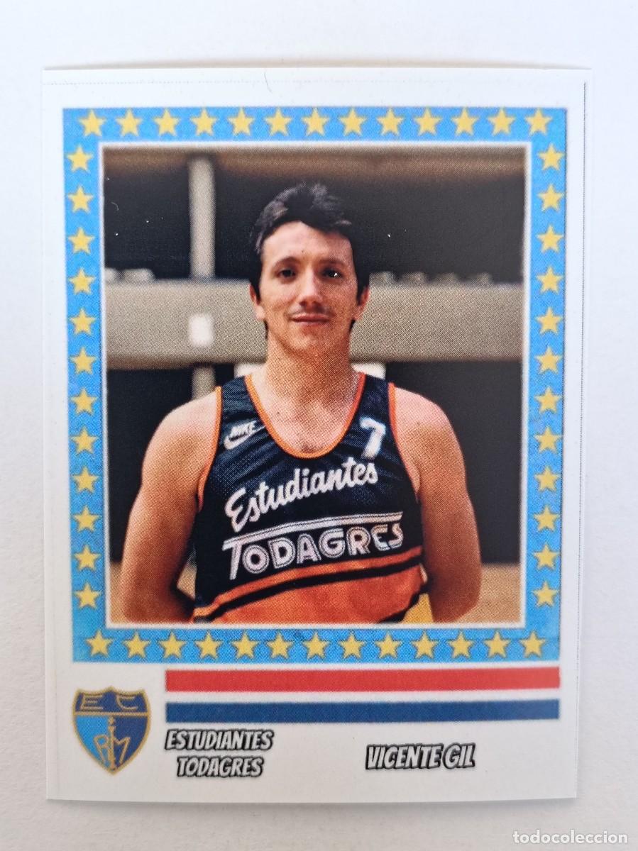 Coleccionismo deportivo: VICENTE GIL (ESTUDIANTES TODAGRES) COPA KORAC 87/88 BALONCESTO
