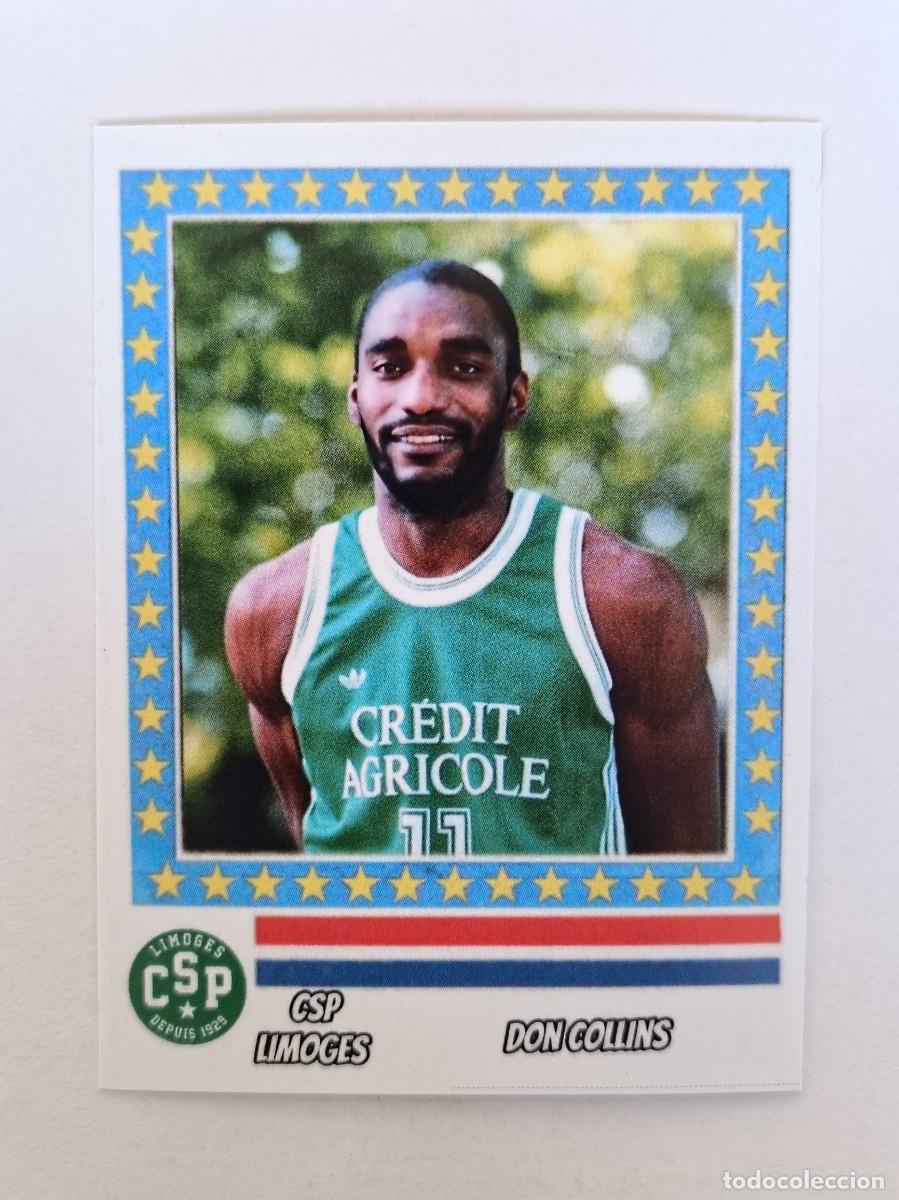 Coleccionismo deportivo: DON COLLINS (C.S.P. LIMOGES) RECOPA DE EUROPA 87/88 BALONCESTO