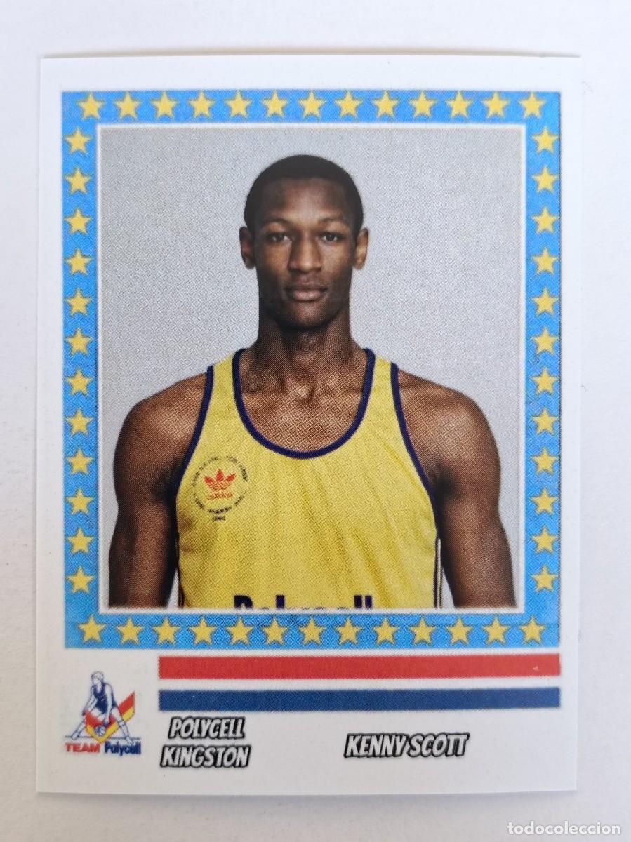 Coleccionismo deportivo: KENNY SCOTT (POLYCELL KINGSTON) RECOPA DE EUROPA 87/88 BALONCESTO