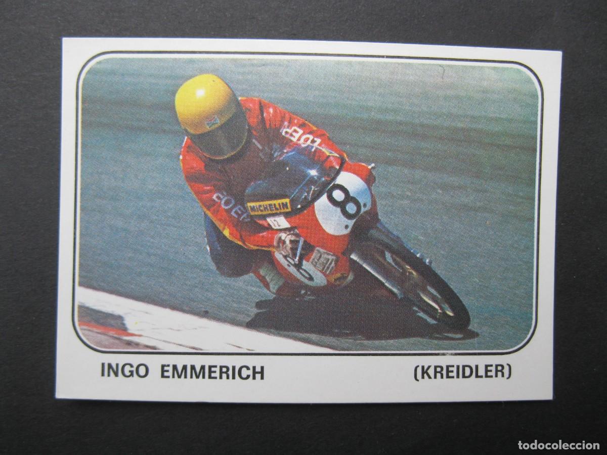 Coleccionismo deportivo: MOTO SPORT - CROMO N&ordm; 76 - INGO EMMERICH (KREIDLER) - PANINI - NUNCA PEGADO.