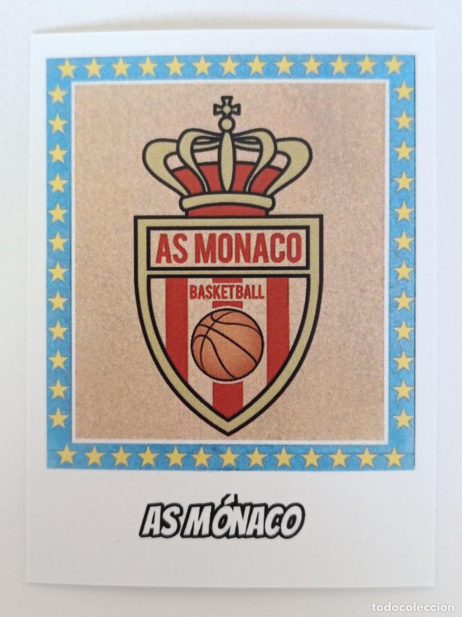 Coleccionismo deportivo: ESCUDO (A.S. MONACO) COPA KORAC 87/88 BALONCESTO
