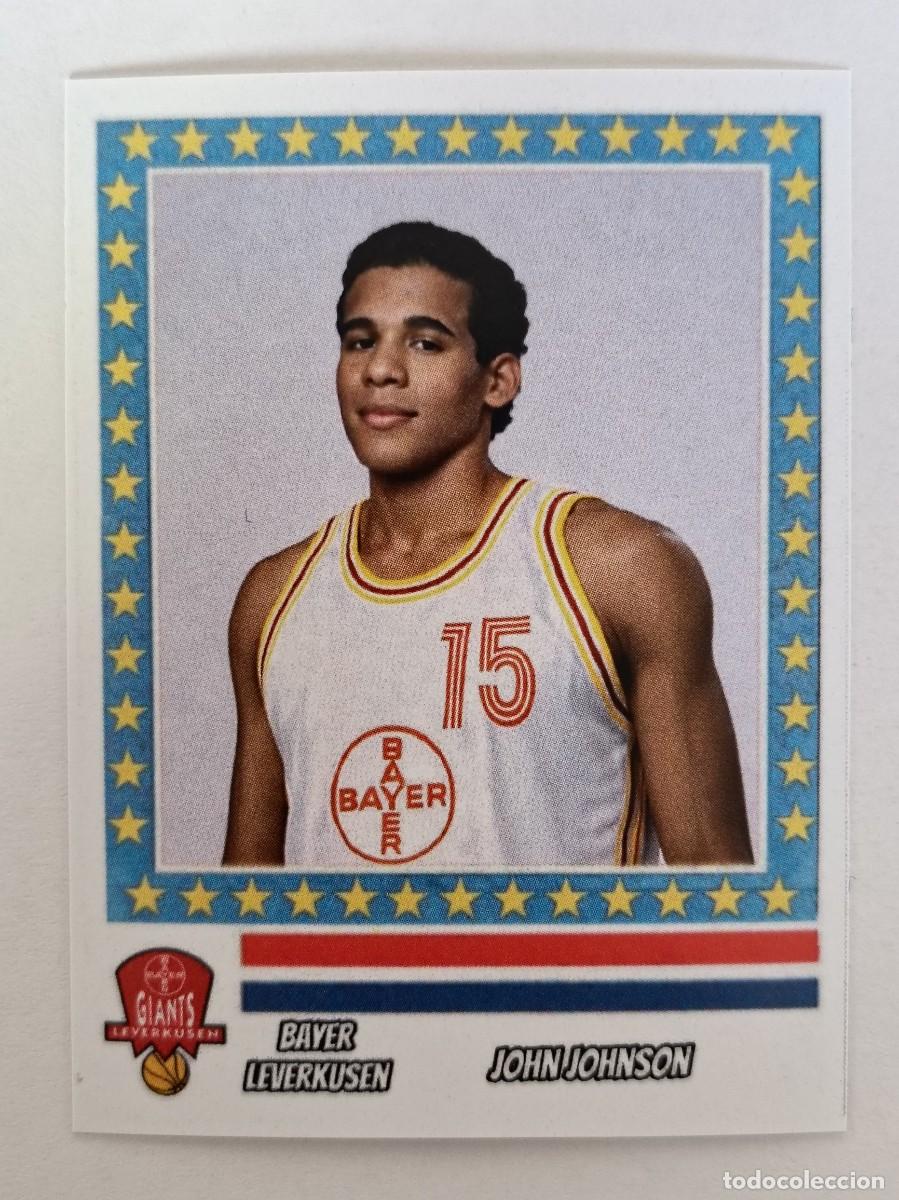 Coleccionismo deportivo: JOHN JOHNSON (BAYER LEVERKUSEN) RECOPA DE EUROPA 87/88 BALONCESTO