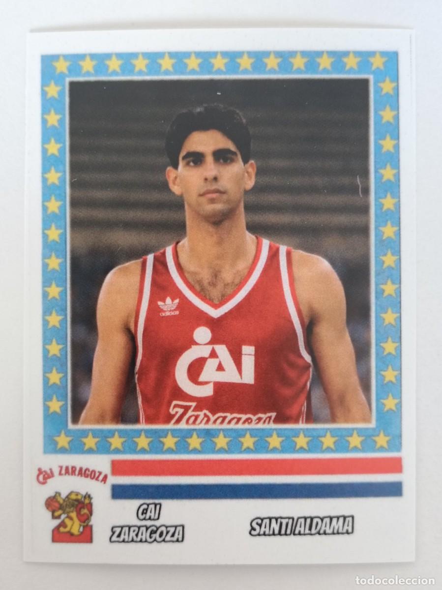 Coleccionismo deportivo: SANTI ALDAMA (CAI ZARAGOZA) COPA KORAC 87/88 BALONCESTO