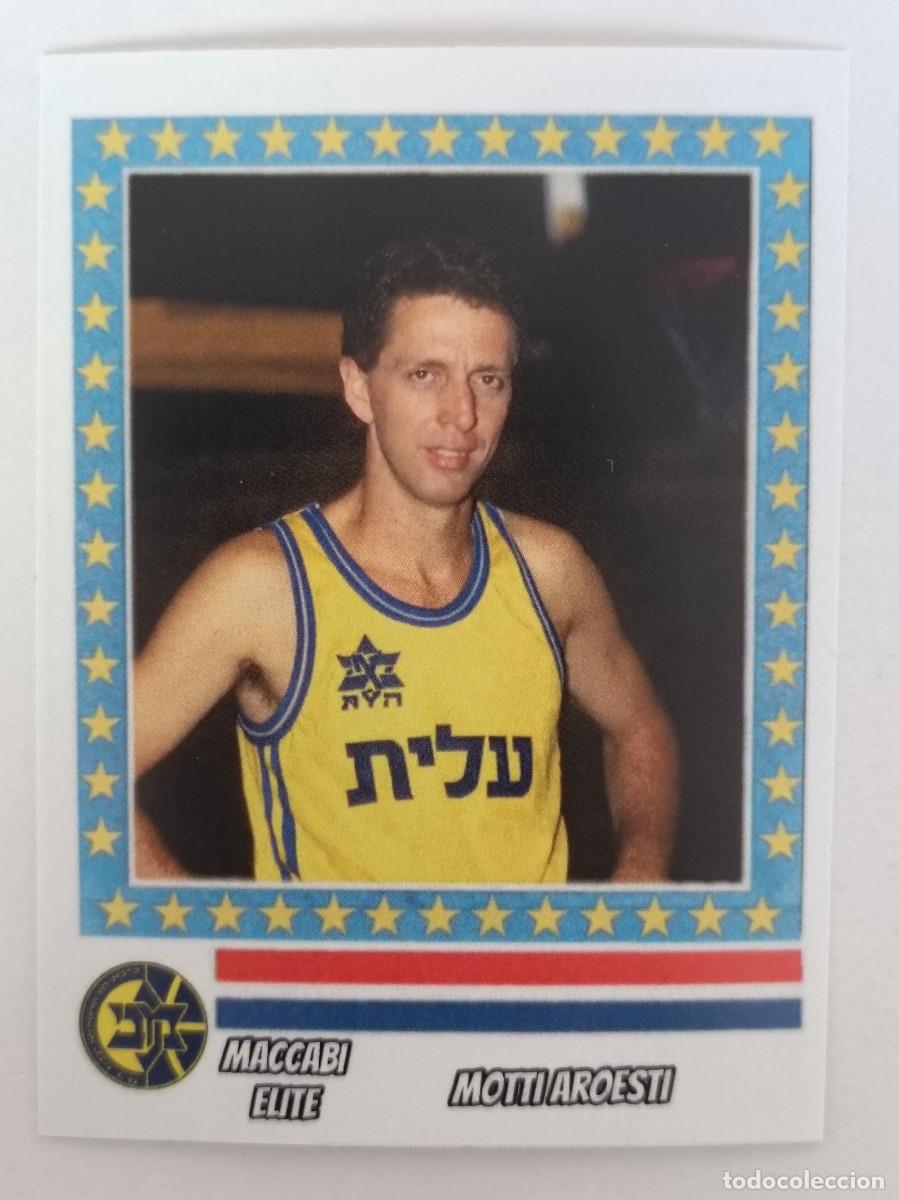 Coleccionismo deportivo: MOTTI AROESTI (MACCABI ELITE) COPA DE EUROPA 87/88 BALONCESTO