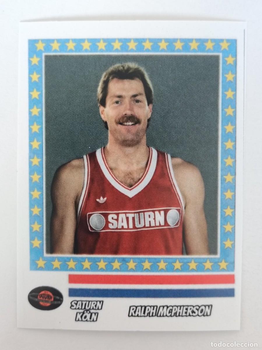 Coleccionismo deportivo: RALPH MCPHERSON (SATURN KOLN) COPA DE EUROPA 87/88 BALONCESTO