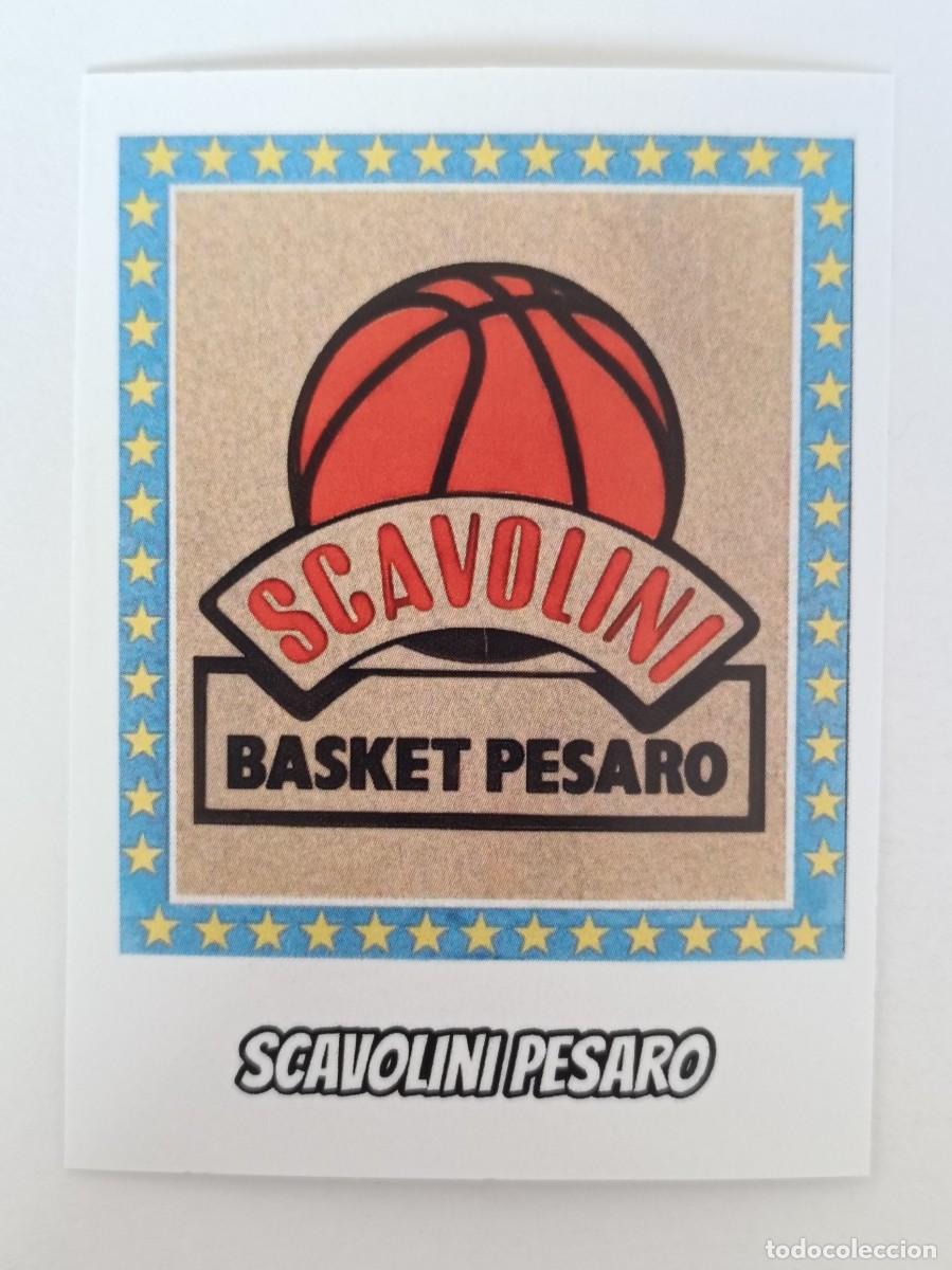 Coleccionismo deportivo: ESCUDO (SCAVOLINI PESARO) RECOPA DE EUROPA 87/88 BALONCESTO