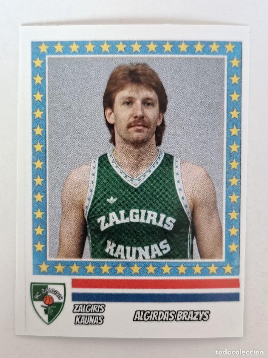 Coleccionismo deportivo: ALGIRDAS BRAZYS (ZALGIRIS KAUNAS) COPA KORAC 87/88 BALONCESTO