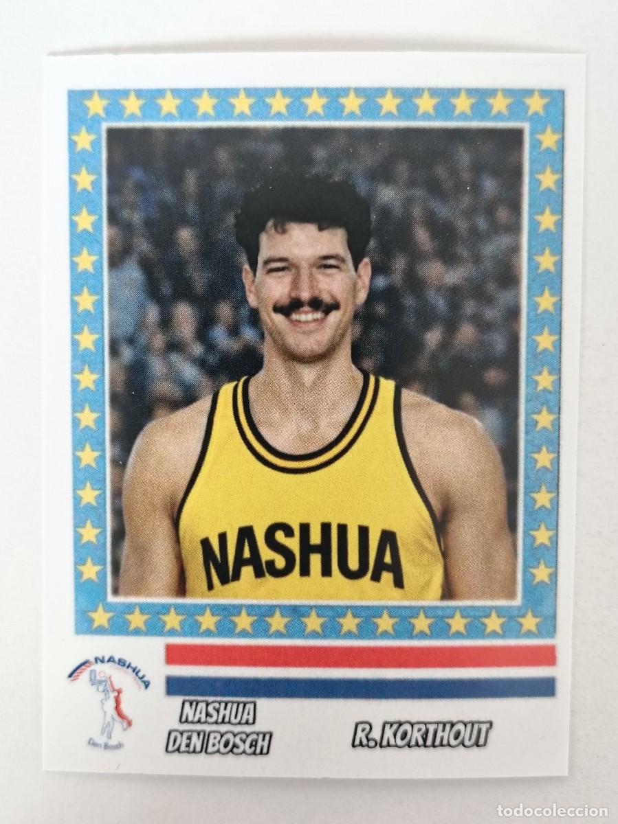 Coleccionismo deportivo: R. KORTHOUT (NASHUA DEN BOSCH) COPA DE EUROPA 87/88 BALONCESTO