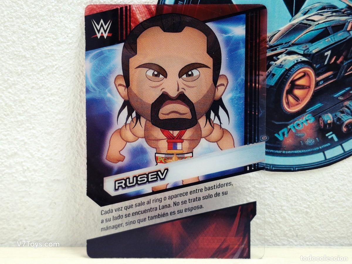 Coleccionismo deportivo: Carta Rusev N&ordm; 131 WWE Panini 2016