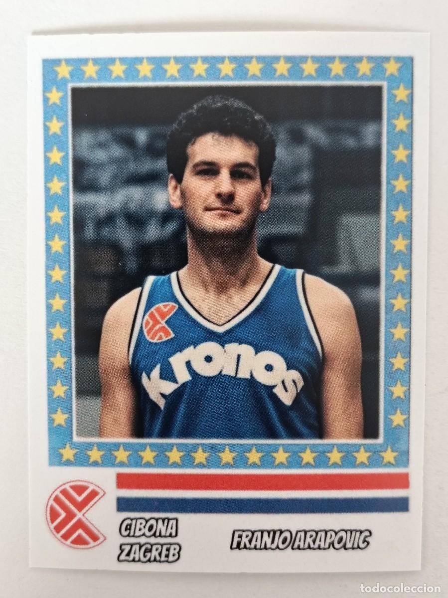 Coleccionismo deportivo: FRANJO ARAPOVIC (CIBONA ZAGREB) COPA KORAC 87/88 BALONCESTO