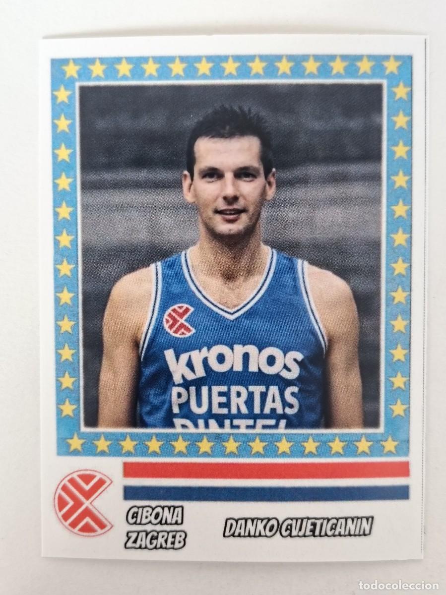 Coleccionismo deportivo: DANKO CVJETICANIN (CIBONA ZAGREB) COPA KORAC 87/88 BALONCESTO