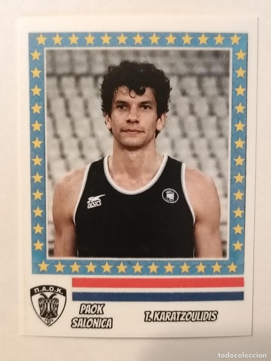 Coleccionismo deportivo: T. KARATZOULIDIS (PAOK SALONICA) COPA KORAC 87/88 BALONCESTO