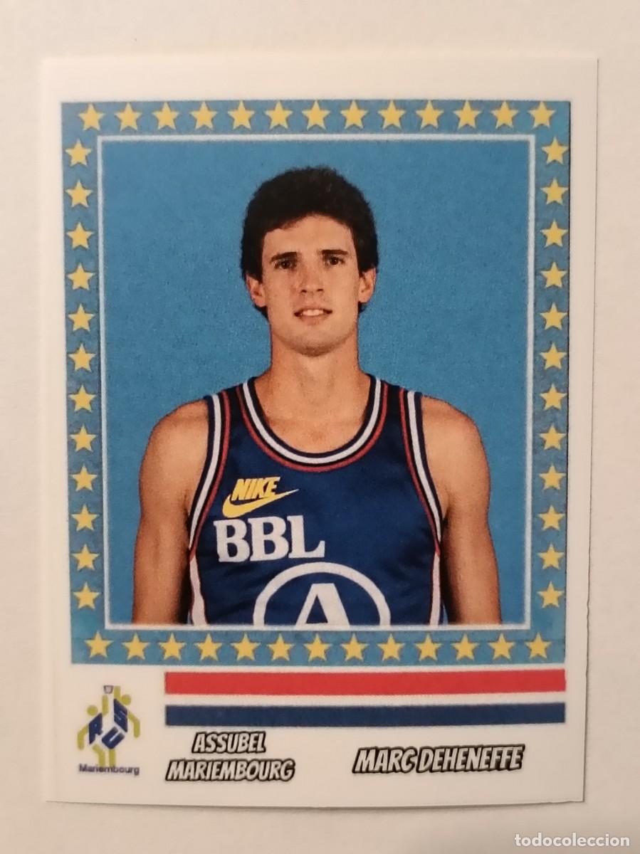 Coleccionismo deportivo: MARC DEHENEFFE (ASSUBEL MARIEMBOURG) RECOPA DE EUROPA 87/88 BALONCESTO