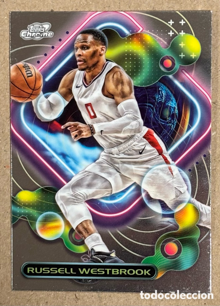 Coleccionismo deportivo: RUSSELL WESTBROOK (LOS ANGELES LAKERS). TARJETA NBA TOPPS COSMIC CHROME BASKETBALL 2023/24. #61.