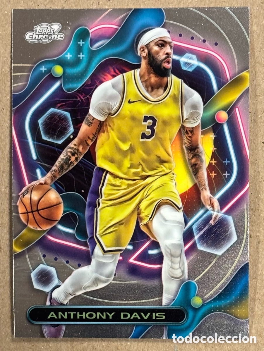 Coleccionismo deportivo: ANTHONY DAVIS (LOS ANGELES LAKERS). TARJETA NBA TOPPS COSMIC CHROME BASKETBALL 2023. #198.