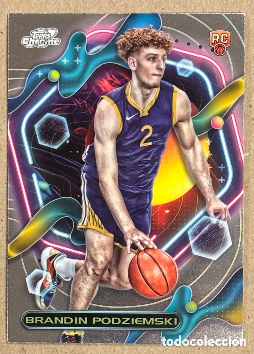 Coleccionismo deportivo: BRANDIN PODZIEMSKI (LOS ANGELES LAKERS). TARJETA ROOKIE CARD NBA TOPPS COSMIC CHROME BASKETBALL 2023