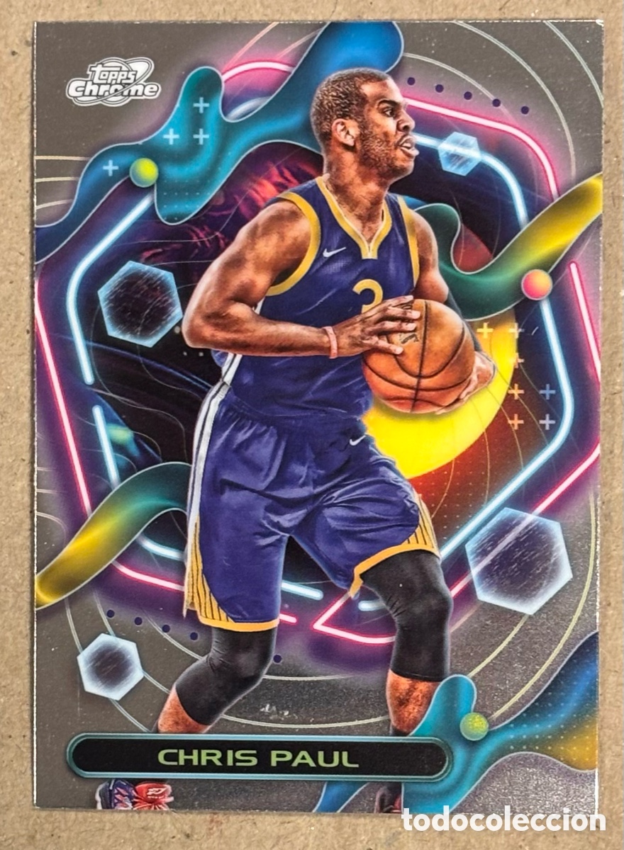 Coleccionismo deportivo: CHRIS PAUL (GOLDEN STATE WARRIORS). TARJETA NBA TOPPS COSMIC CHROME BASKETBALL. #121.