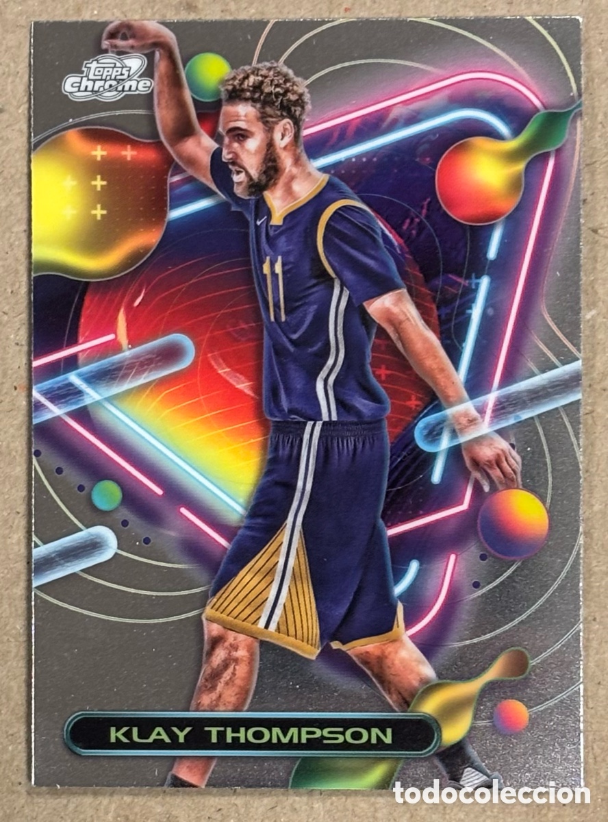 Coleccionismo deportivo: KLAY THOMSON (GOLDEN STATE WARRIORS). TARJETA NBA TOPPS COSMIC CHROME BASKETBALL. #119.