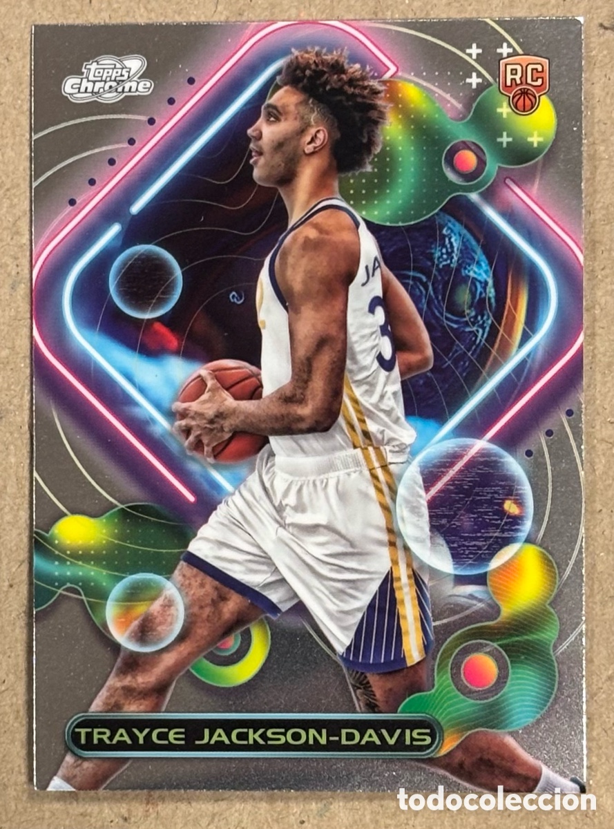 Coleccionismo deportivo: TRAYCE JACKSON-DAVIS (GOLDEN STATE WARRIORS). TARJETA NBA TOPPS COSMIC CHROME BASKETBALL. #196