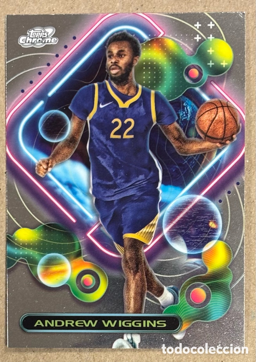 Coleccionismo deportivo: ANDREW WIGGINS (GOLDEN STATE WARRIORS). TARJETA ROOKIE CARD NBA TOPPS COSMIC CHROME BASKETBALL. #124