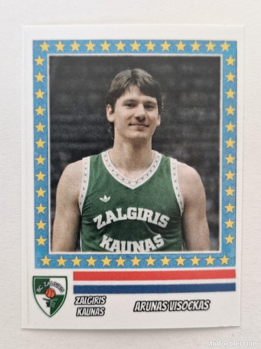 Coleccionismo deportivo: ARUNAS VISOCKAS (ZALGIRIS KAUNAS) COPA KORAC 87/88 BALONCESTO