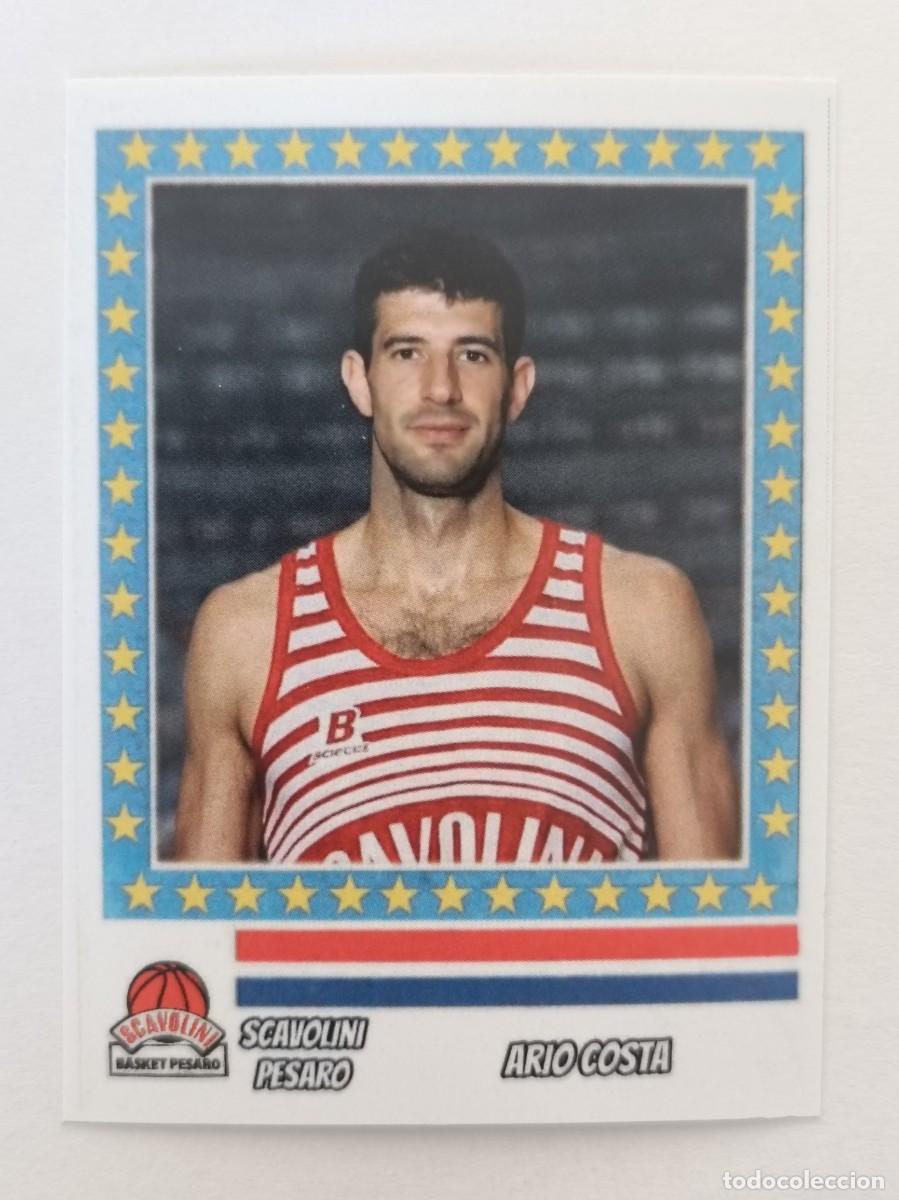 Coleccionismo deportivo: ARIO COSTA (SCAVOLINI PESARO) RECOPA DE EUROPA 87/88 BALONCESTO