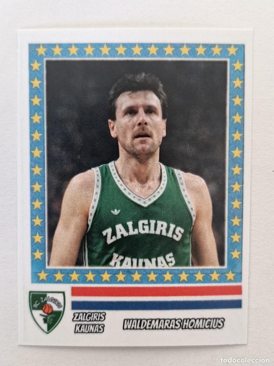 Coleccionismo deportivo: VALDEMARAS HOMICIUS (ZALGIRIS KAUNAS) COPA KORAC 87/88 BALONCESTO