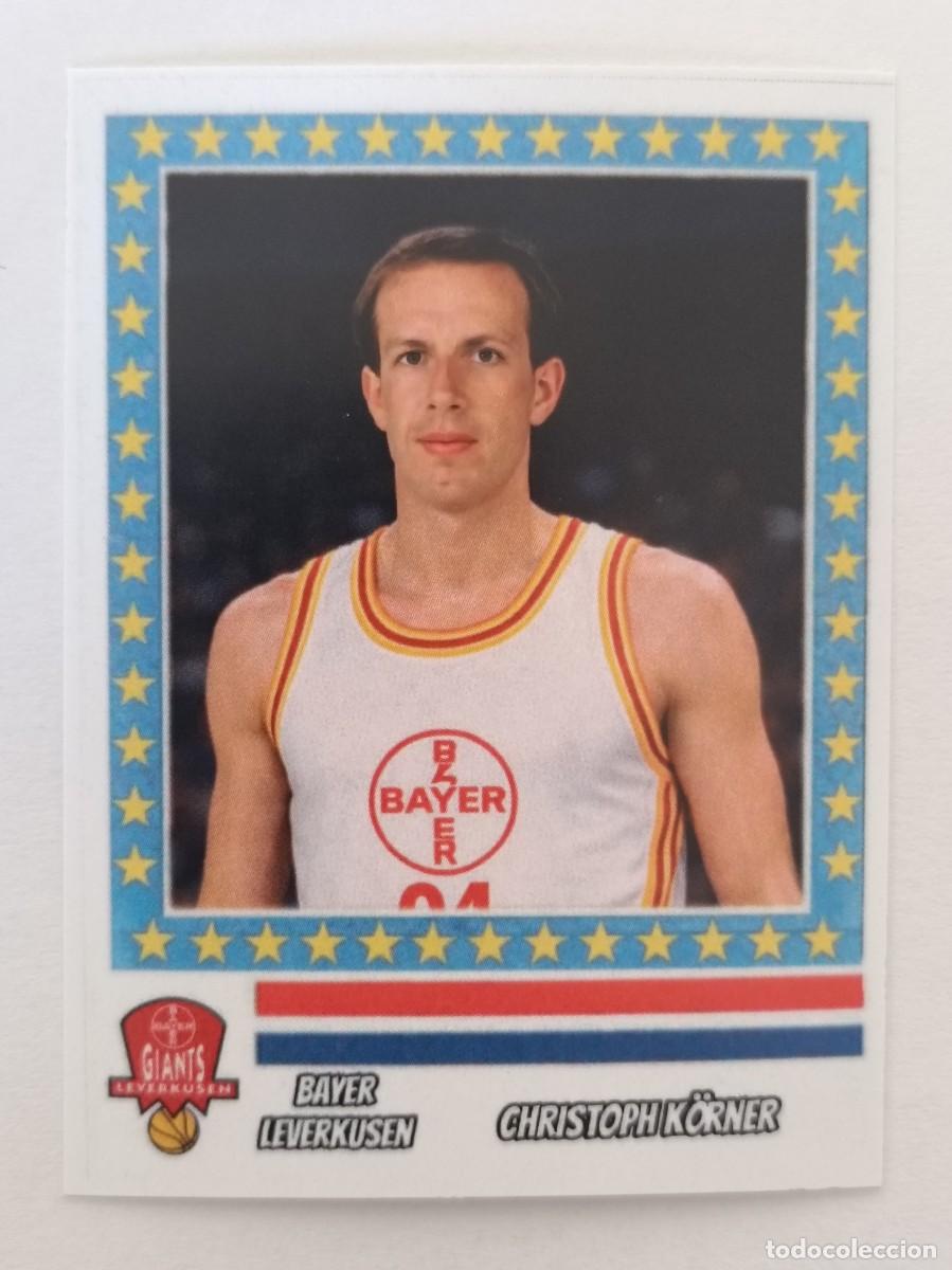 Coleccionismo deportivo: CHRISTOPH KORNER (BAYER LEVERKUSEN) RECOPA DE EUROPA 87/88 BALONCESTO