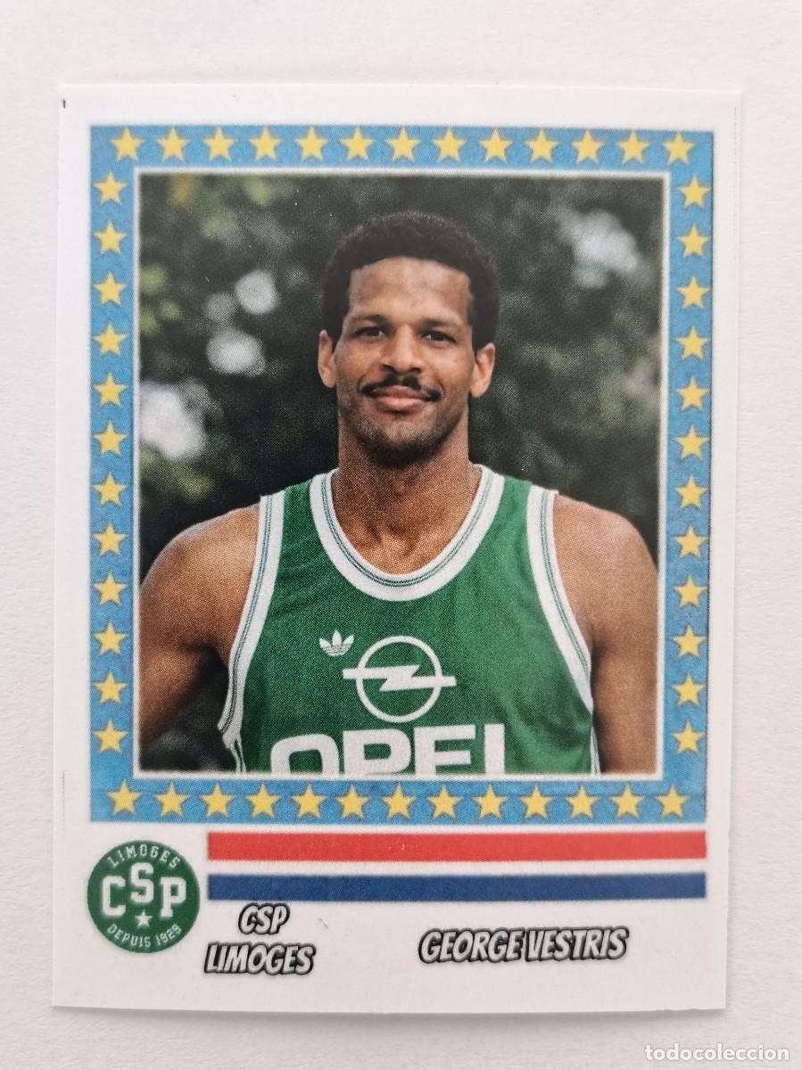 Coleccionismo deportivo: GEORGE VESTRIS (C.S.P. LIMOGES) RECOPA DE EUROPA 87/88 BALONCESTO