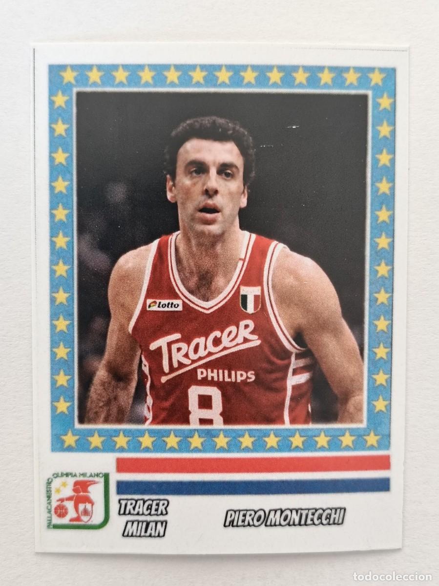 Coleccionismo deportivo: PIERO MONTECCHI (TRACER MILAN) COPA DE EUROPA 87/88 BALONCESTO
