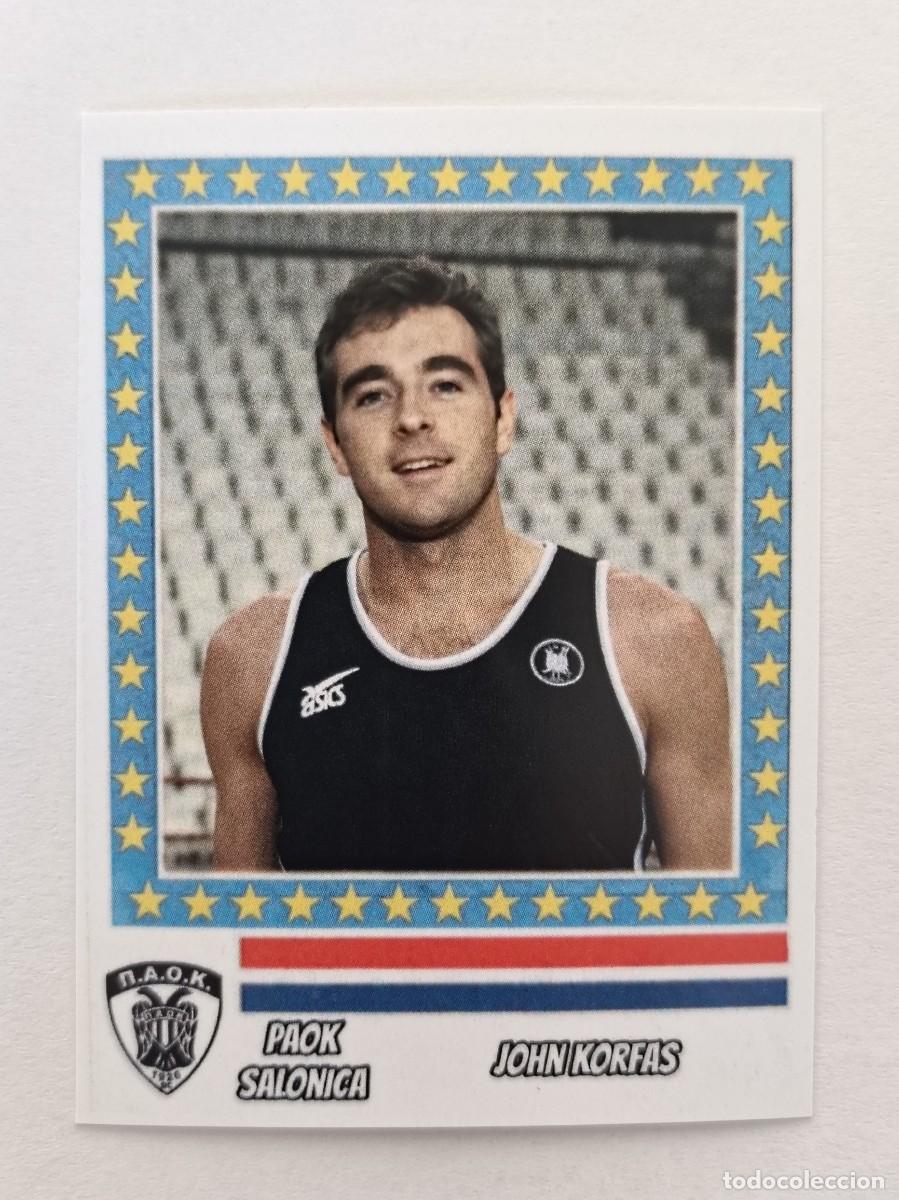 Coleccionismo deportivo: JOHN KORFAS (PAOK SALONICA) COPA KORAC 87/88 BALONCESTO