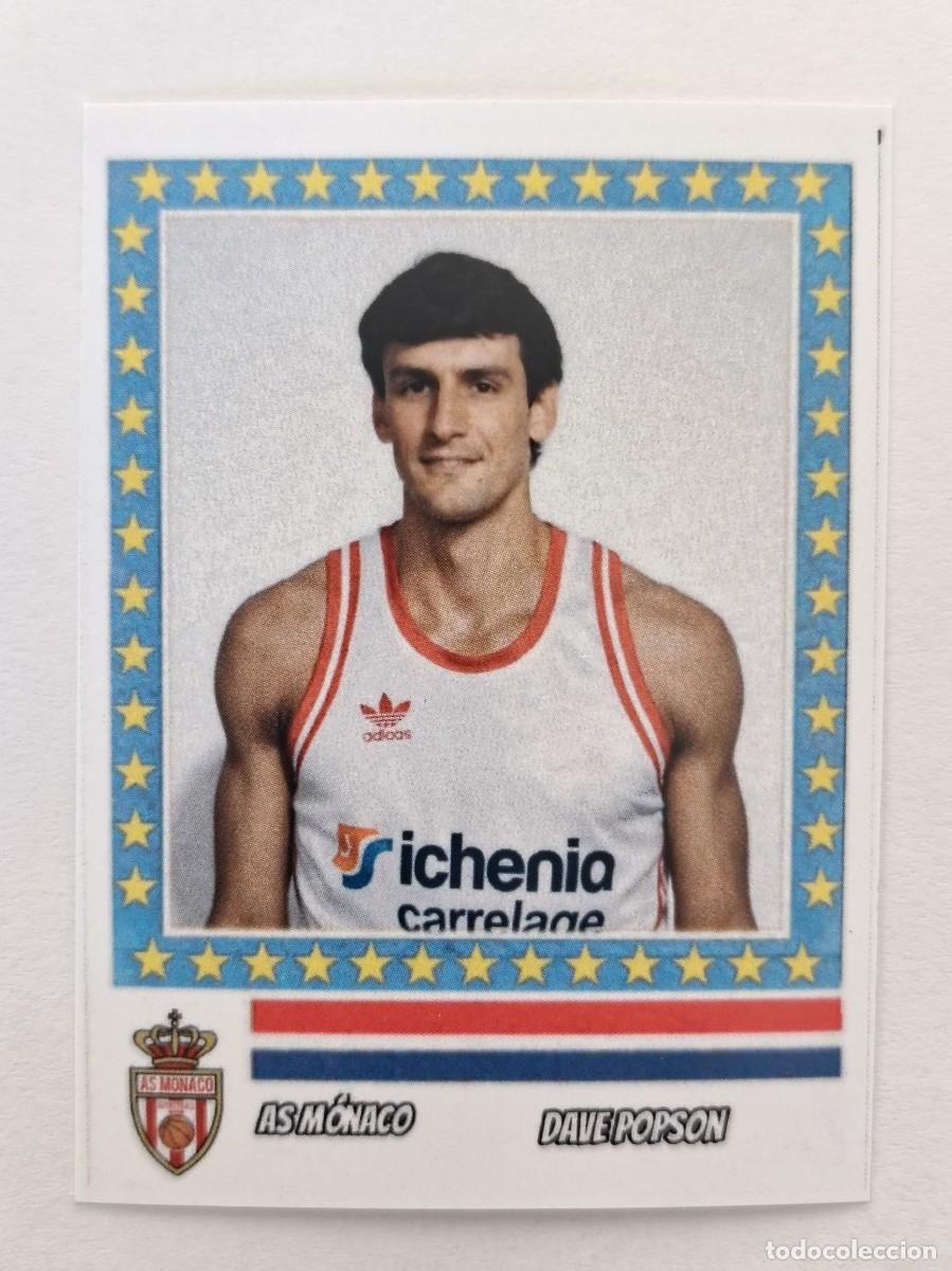 Sammelleidenschaft Sport: DAVE POPSON (A.S. MONACO) COPA KORAC 87/88 BALONCESTO