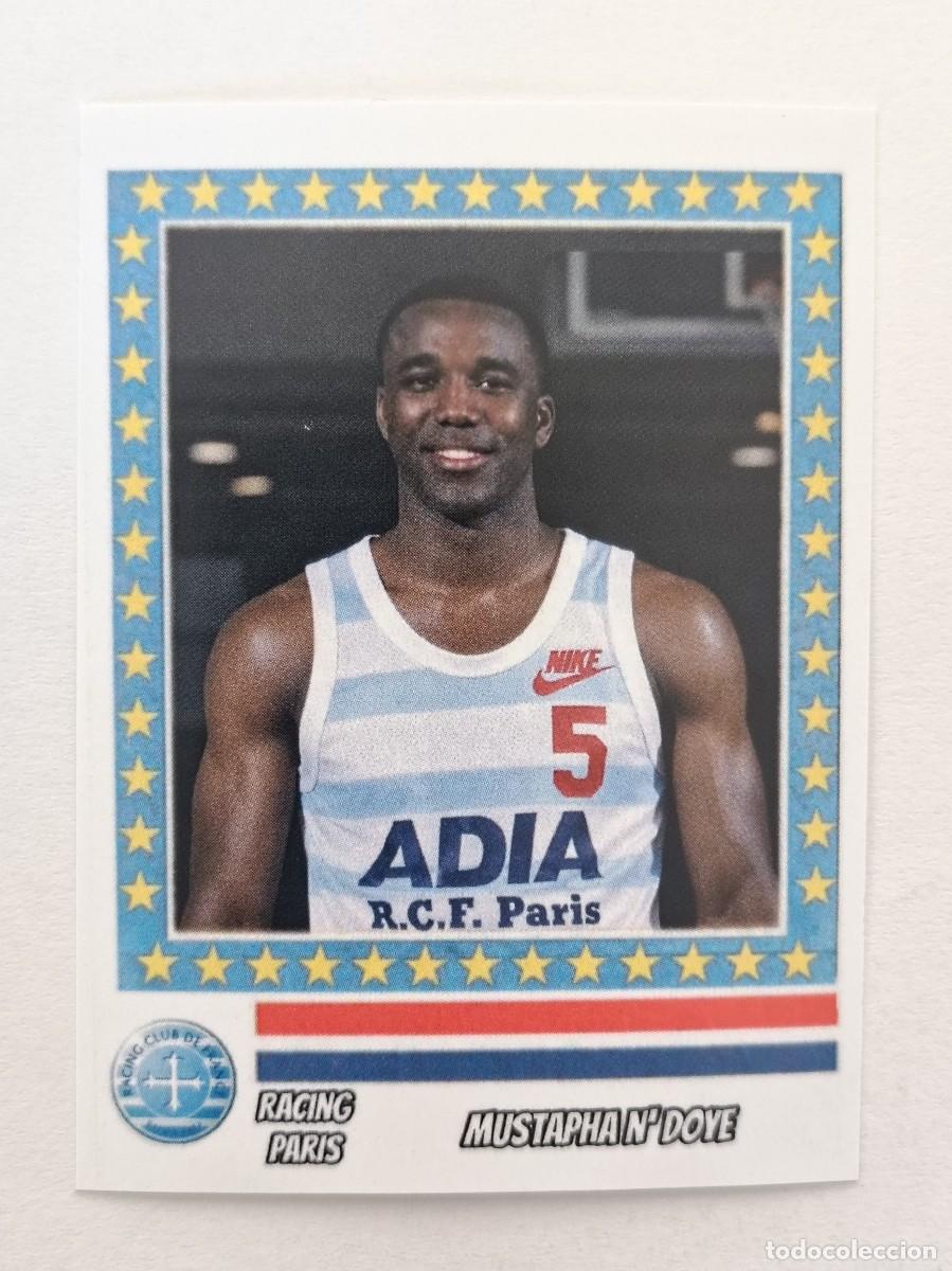 Coleccionismo deportivo: MUSTAPHA N'DOYE (RACING PARIS) COPA KORAC 87/88 BALONCESTO