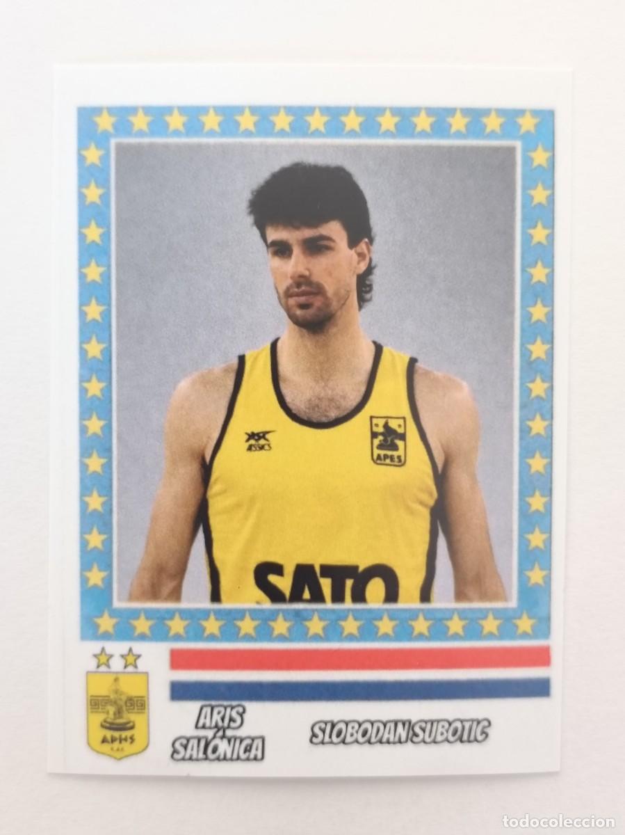 Coleccionismo deportivo: SLOBODAN SUBOTIC (ARIS SALONICA) COPA DE EUROPA 87/88 BALONCESTO