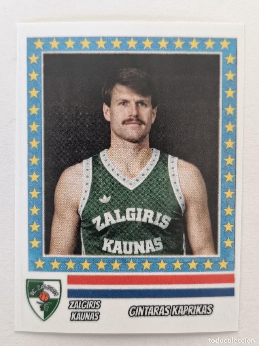 Coleccionismo deportivo: GINTARAS KAPRIKAS (ZALGIRIS KAUNAS) COPA KORAC 87/88 BALONCESTO